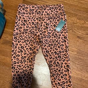 Cheetah print leggings never worn
